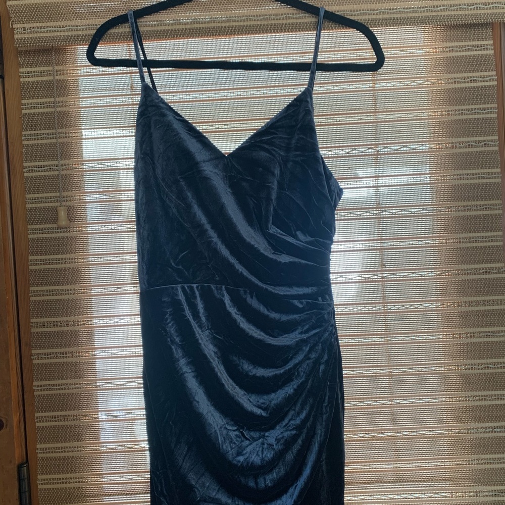 Rory velvet bridesmaid dress from Revelry